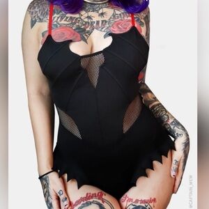 Forest Ink one piece bathing suit